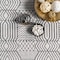 Nuloom Stacey Textured Modern Geometric Indoor/Outdoor Area Rug 6ft 7in x 9ft TCAR02A-6709 - alternate 3